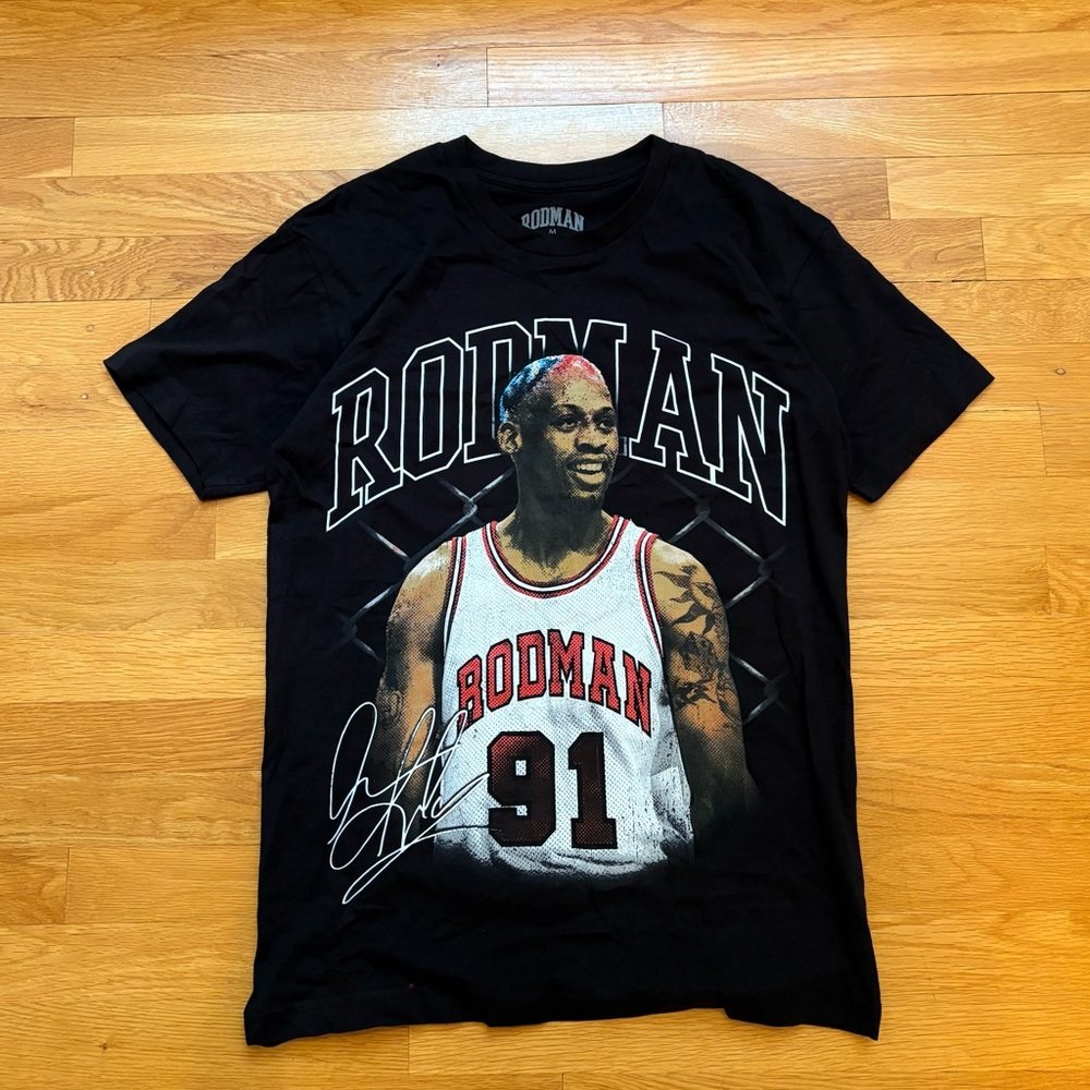 1996 Chicago Bulls Rodman Tee